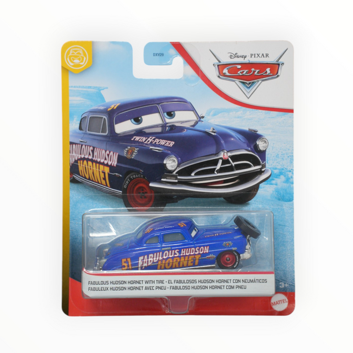Disney Pixar Cars Fabulous Hudson Hornet with Tire - Mainline (2020)
