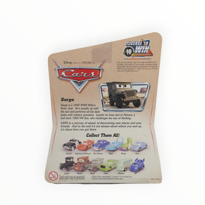 Disney Pixar Cars Sarge - Mainline (2006)
