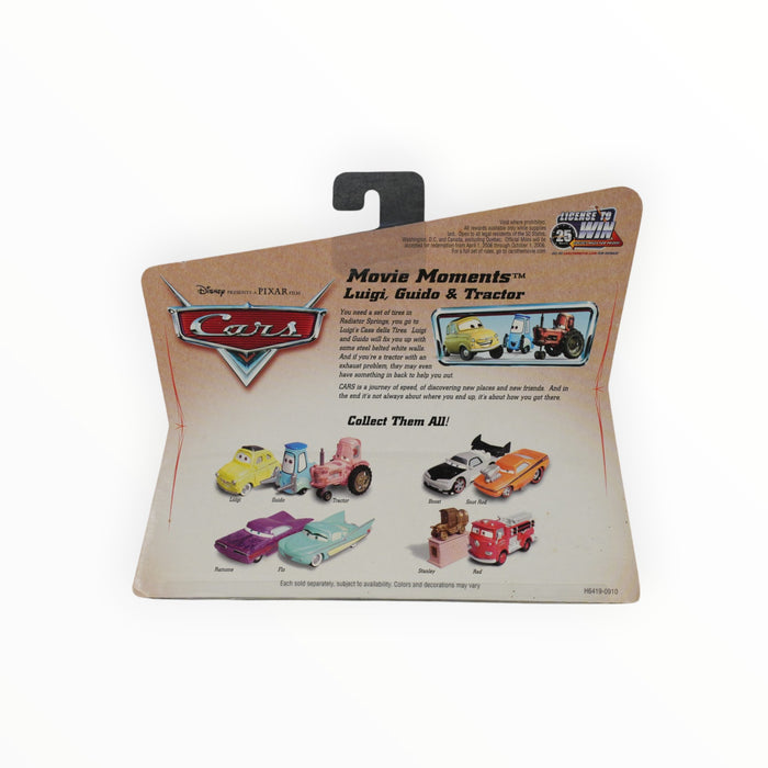 Disney Pixar Cars Luigi, Guido & Tractor - Movie Moments (2006)