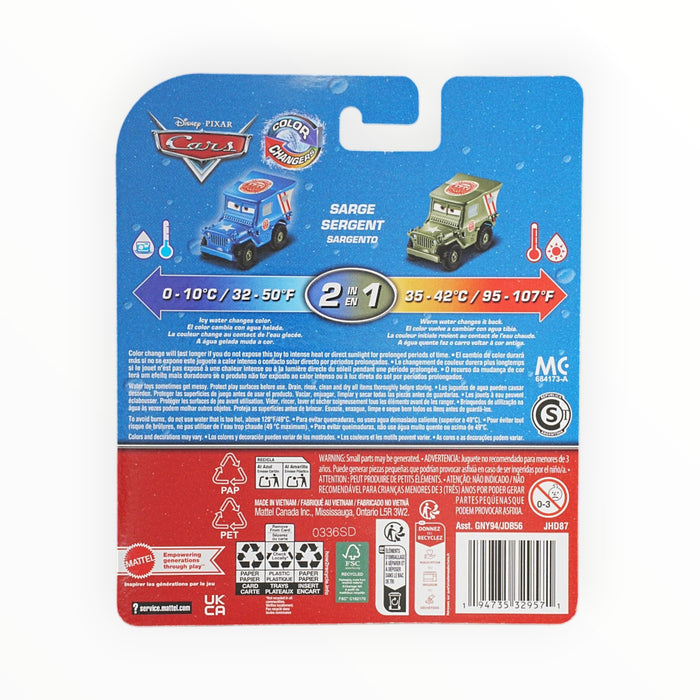 Disney Pixar Cars Sarge - Color Changers (2026)