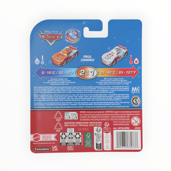 Disney Pixar Cars Paul Conrev - Color Changers (2025)