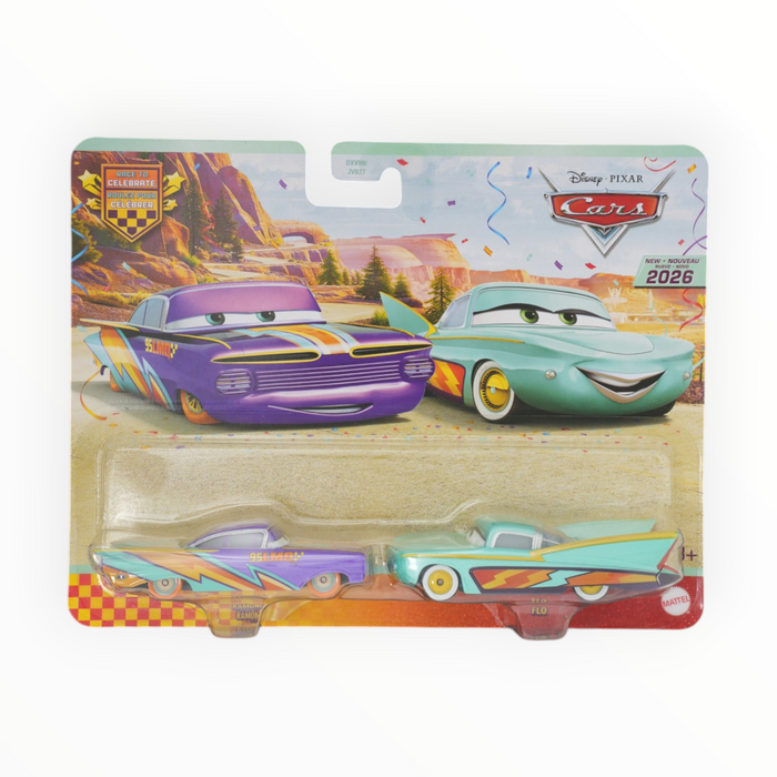 Disney Pixar Cars Ramone / Flo - Mainline: 2-Packs (2026)