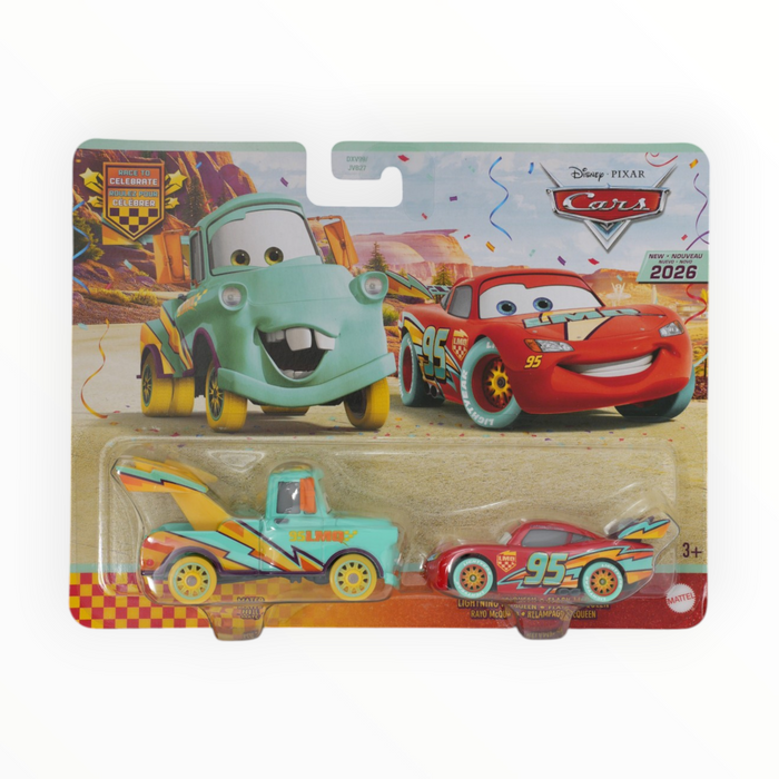 Disney Pixar Cars Mater / Lightning McQueen - Mainline: 2-Packs (2026)