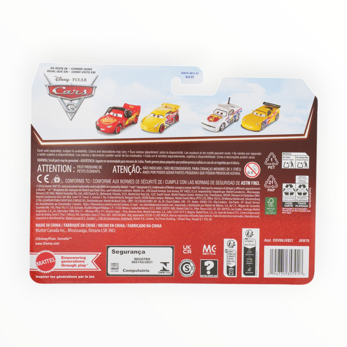 Disney Pixar Cars Lightning McQueen / Maddy McGear - Mainline: 2-Packs (2026)