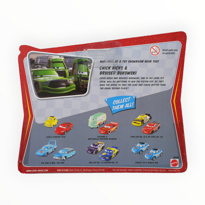 Disney Pixar Cars Bruiser Bukowski / Chick Hicks - Movie Moments (2009)