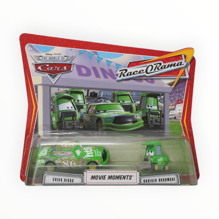 Disney Pixar Cars Bruiser Bukowski / Chick Hicks - Movie Moments (2009)