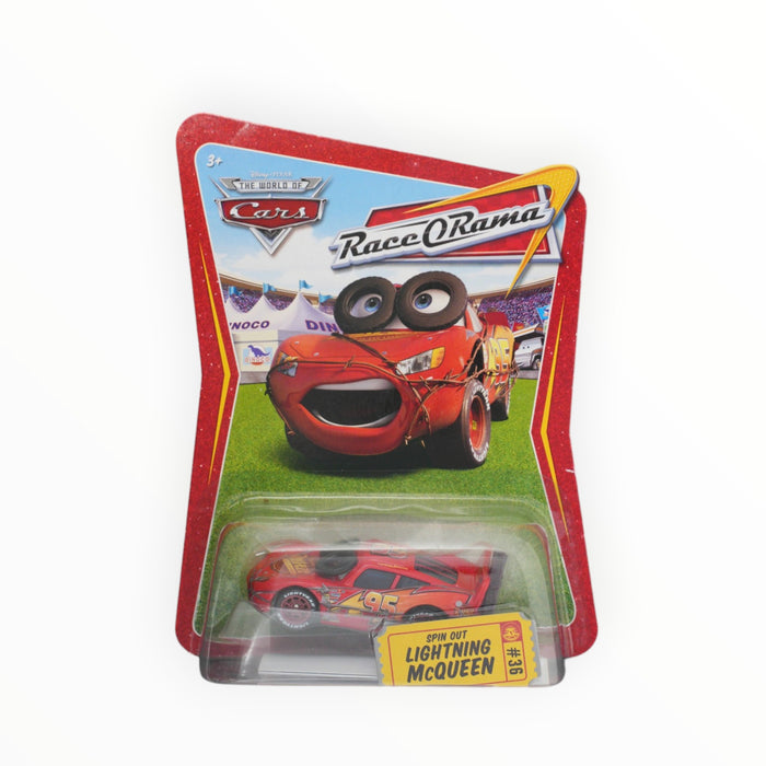 Disney Pixar Cars Spin Out Lightning McQueen - Mainline (2009) #36