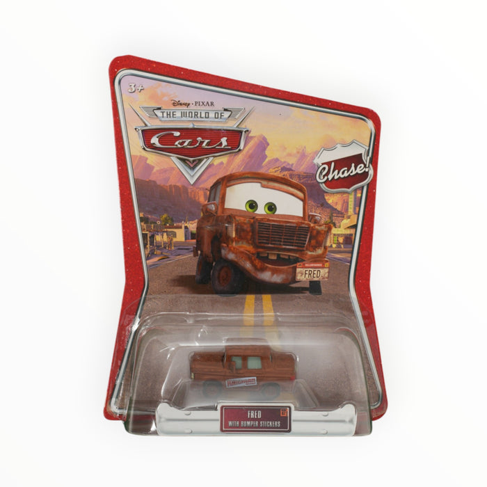 Disney Pixar Cars Fred with Bumper Stickers (Chase) Mainline (2008) #67