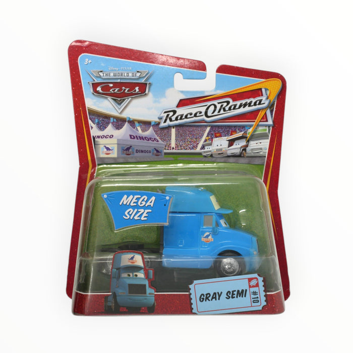 Disney Pixar Cars Gray Semi - Mega Size (2009) #10