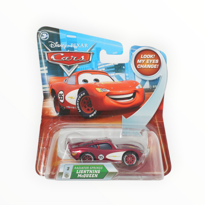 Disney Pixar Cars Radiator Springs Lightning McQueen - Lenticular Eyes (2009)