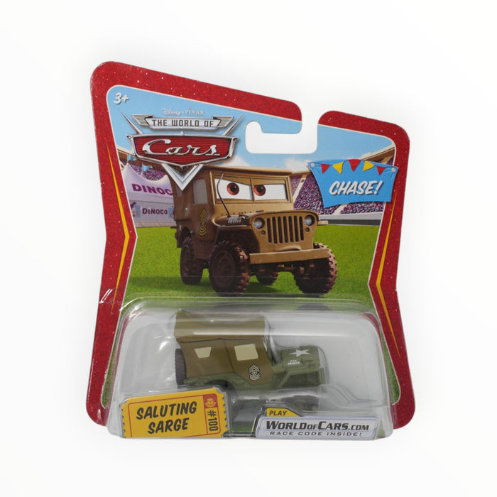Disney Pixar Cars Saluting Sarge (Chase) Lenticular Eyes (2009)