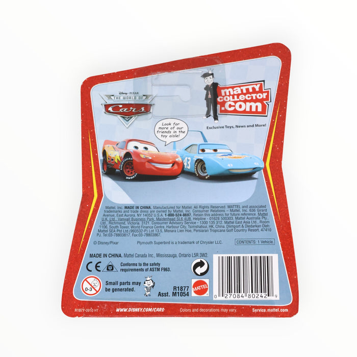 Disney Pixar Cars Shifty Drug No. 35 - Synthetic Rubber Tires (2009)