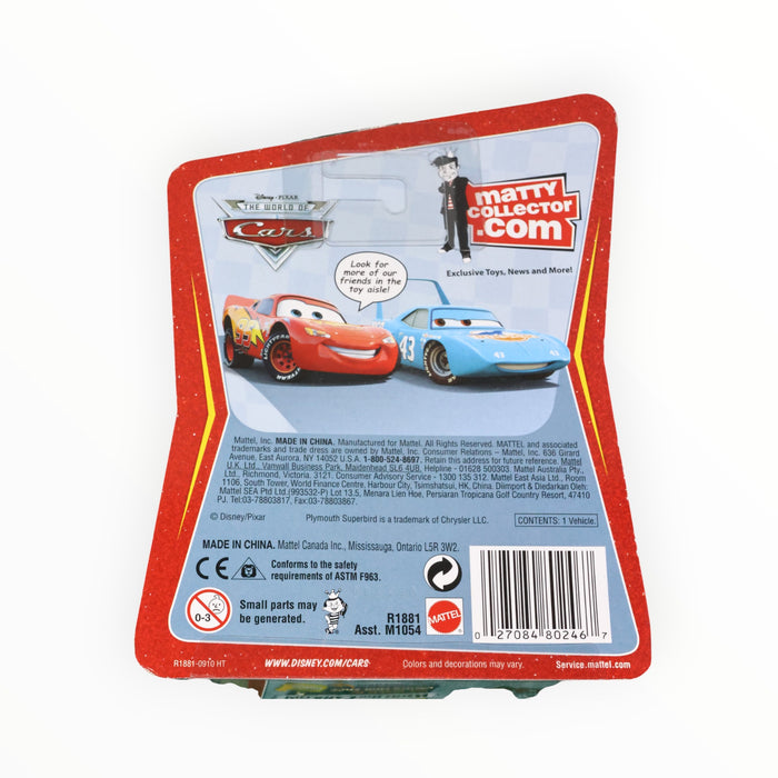 Disney Pixar Cars No Stall No. 123 - Synthetic Rubber Tires (2009)