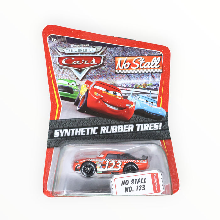 Disney Pixar Cars No Stall No. 123 - Synthetic Rubber Tires (2009)