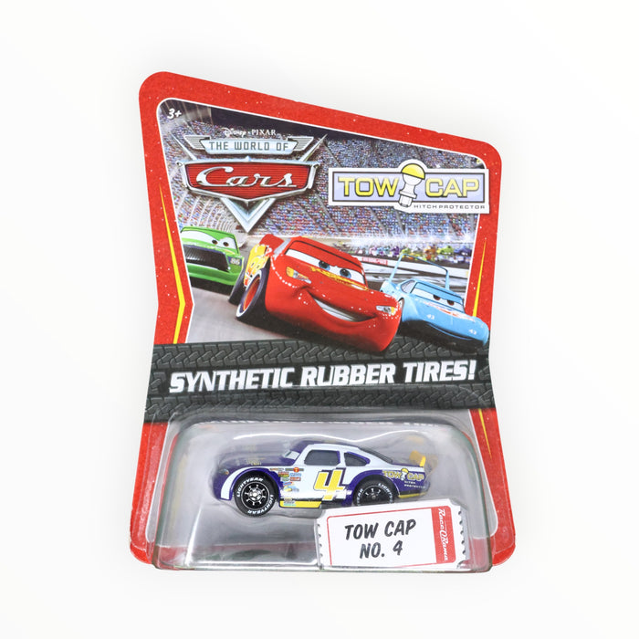 Disney Pixar Cars Tow Cap No. 4 - Synthetic Rubber Tires (2009)