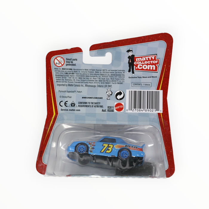 Disney Pixar Cars Rev 'N' Go No. 73 - Synthetic Rubber Tires (2009)