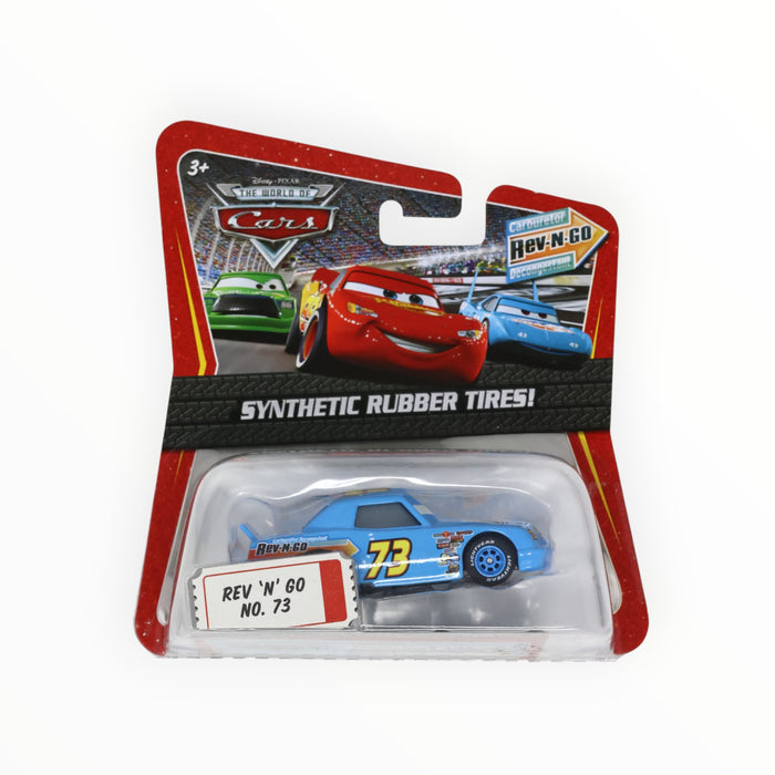 Disney Pixar Cars Rev 'N' Go No. 73 - Synthetic Rubber Tires (2009)