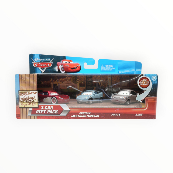 Disney Pixar Cars Cruisin' Lightning McQueen / Bert / Matti - 3-Car Gift Packs (2010)