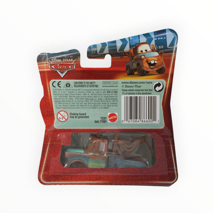 Disney Pixar Cars Mater with Hood (Chase) Mainline (2010) #134