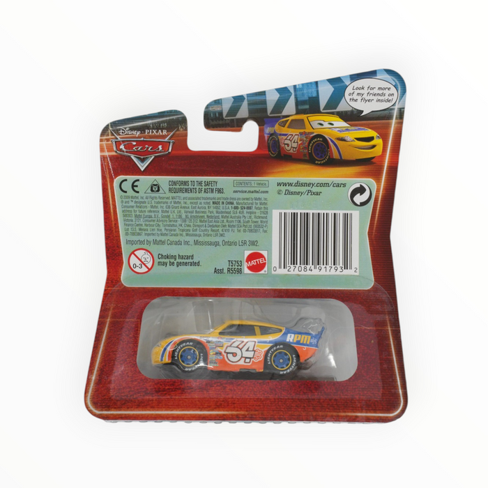 Disney Pixar Cars RPM No. 64 - Synthetic Rubber Tires (2010)