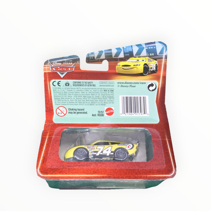 Disney Pixar Cars Sidewall Shine No. 74 - Synthetic Rubber Tires (2010)