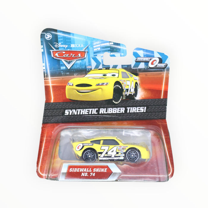 Disney Pixar Cars Sidewall Shine No. 74 - Synthetic Rubber Tires (2010)
