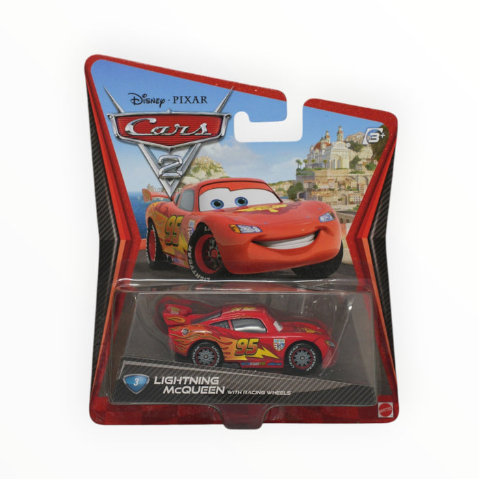 Disney Pixar Cars Lightning McQueen with Racing Wheels - Mainline #3