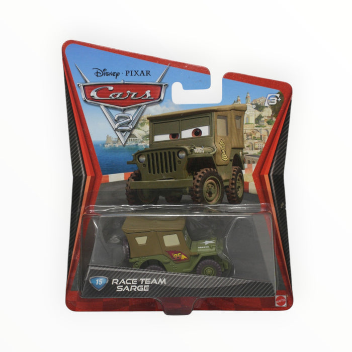 Disney Pixar Cars Race Team Sarge - Mainline #15