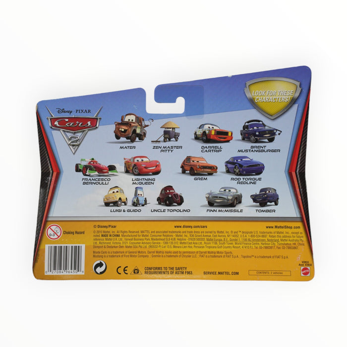 Disney Pixar Cars Zen Master Pitty / Race Team Mater - Mainline: 2-Packs