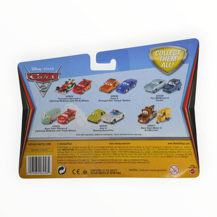 Disney Pixar Cars Sal Machiani / Race Team Mater - Mainline: 2-Packs