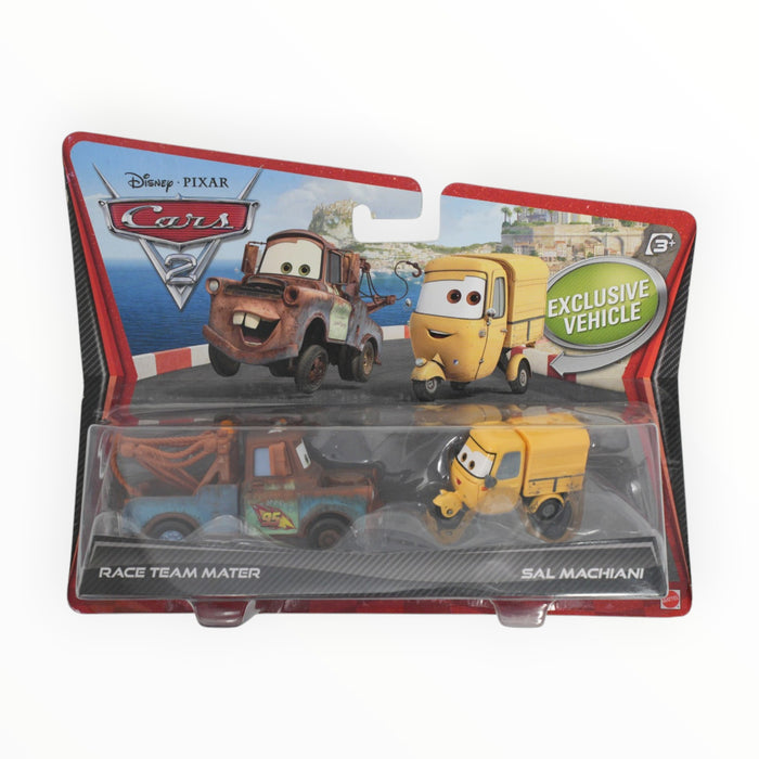 Disney Pixar Cars Sal Machiani / Race Team Mater - Mainline: 2-Packs