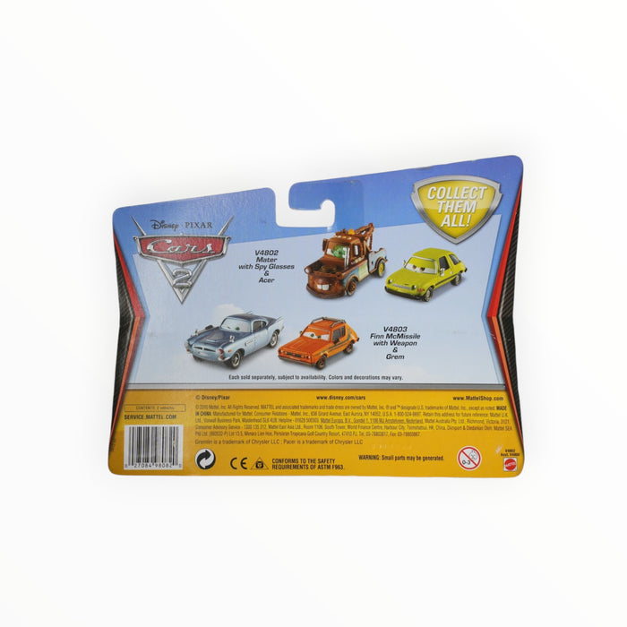 Disney Pixar Cars Mater with Spy Glasses / Acer - Mater's Secret Mission: 2-Packs (2011)