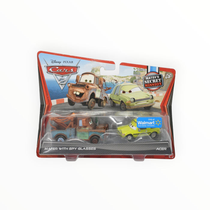 Disney Pixar Cars Mater with Spy Glasses / Acer - Mater's Secret Mission: 2-Packs (2011)