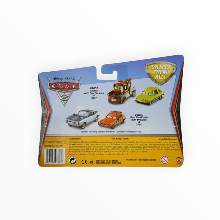 Disney Pixar Cars Grem / Finn McMissile with Weapon - Mater's Secret Mission: 2-Packs (2011)