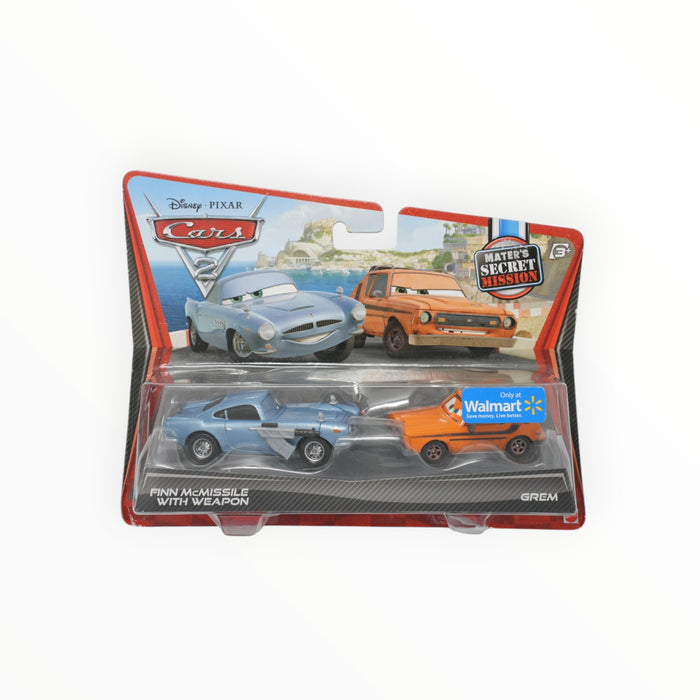 Disney Pixar Cars Grem / Finn McMissile with Weapon - Mater's Secret Mission: 2-Packs (2011)