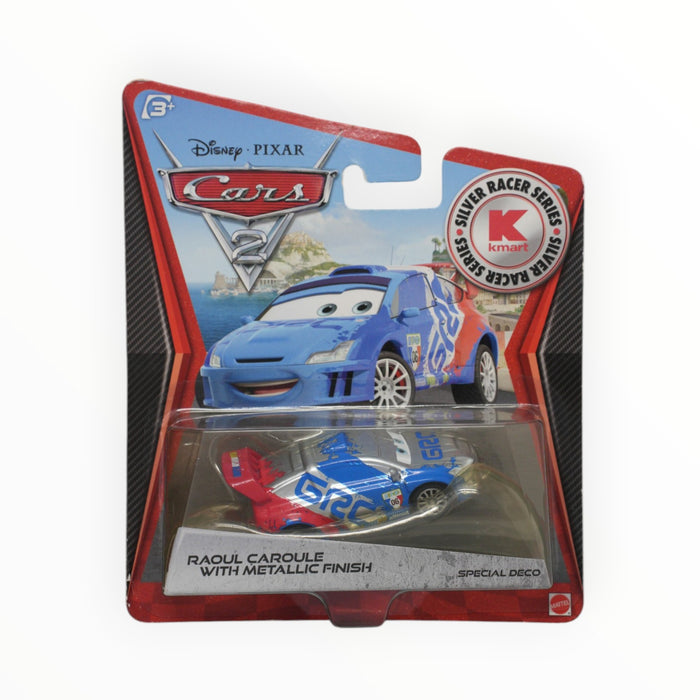 Disney Pixar Cars Raoul ÇaRoule with Metallic Finish - Silver Racer Series (2012)