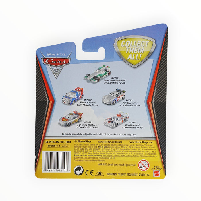 Disney Pixar Cars Carla Veloso with Metallic Finish - Silver Racer Series (2012)