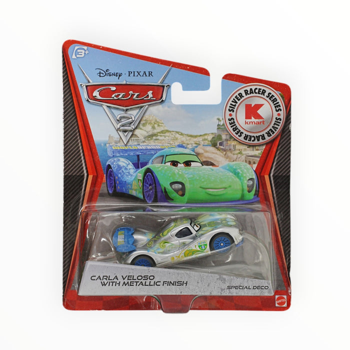 Disney Pixar Cars Carla Veloso with Metallic Finish - Silver Racer Series (2012)