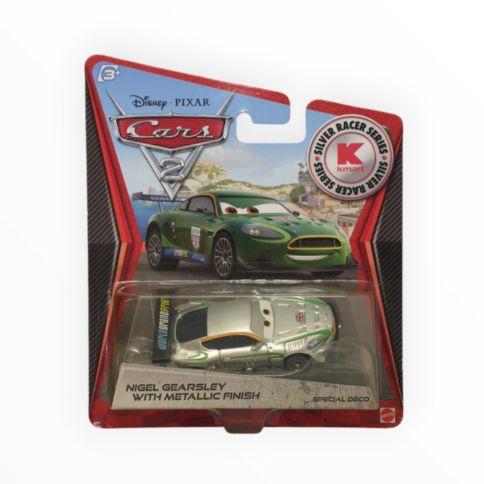Disney Pixar Cars Nigel Gearsley with Metallic Finish - Silver Racer Series (2012)