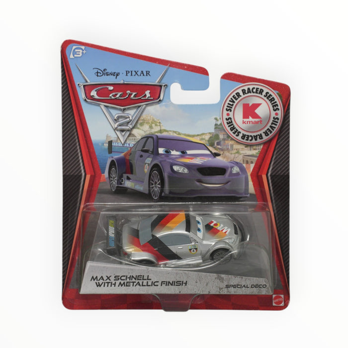 Disney Pixar Cars Max Schnell with Metallic Finish - Silver Racer Series (2012)