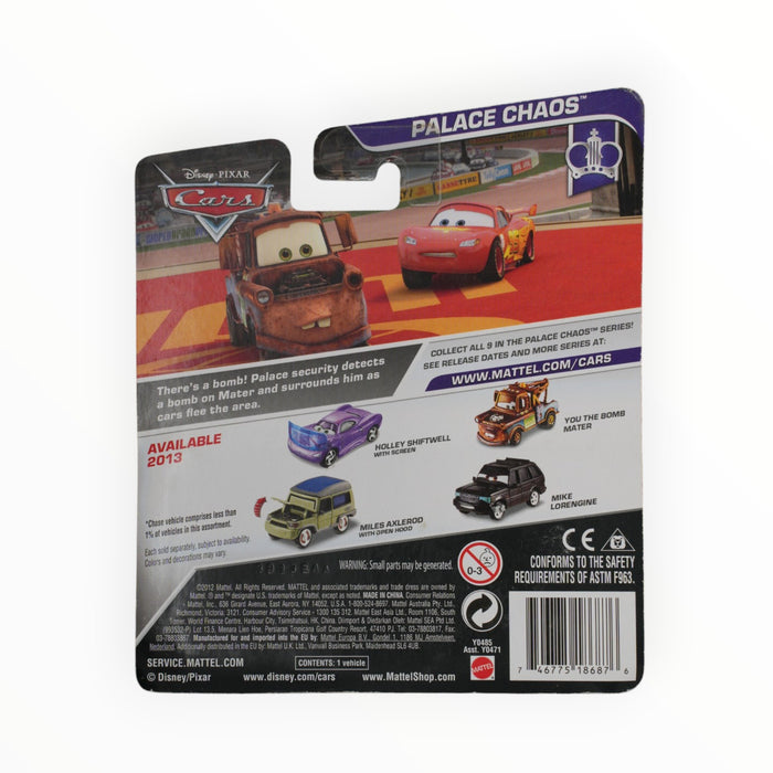 Disney Pixar Cars Miles Axlerod with Open Hood (Chase) Mainline (2013)