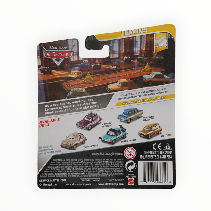 Disney Pixar Cars Tubbs Pacer - Mainline (2013)