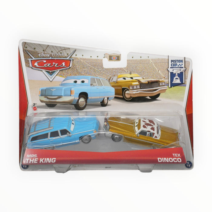 Disney Pixar Cars Mrs. The King / Tex Dinoco - Mainline: 2-Packs (2013)