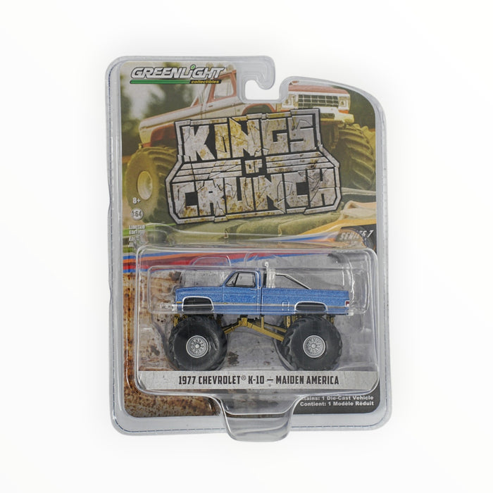 GreenLight 1977 Chevrolet K-10 - Maiden America - Kings of Crunch (2020)