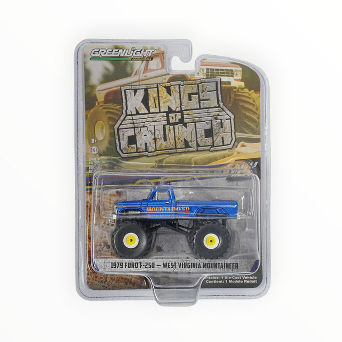 GreenLight 1979 Ford F-250 - West Virginia Mountaineer - Kings of Crunch (2021)