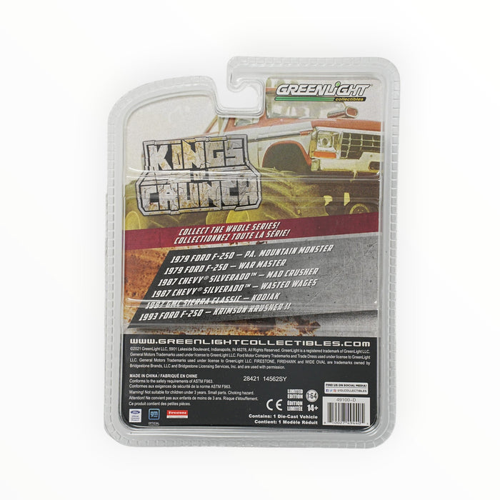 GreenLight 1987 Chevy Silverado - Wasted Wages - Kings of Crunch (2022)