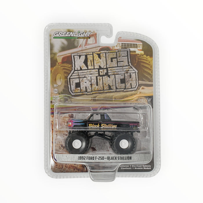 GreenLight 1992 Ford F-250 - Black Stallion - Kings of Crunch (2022)