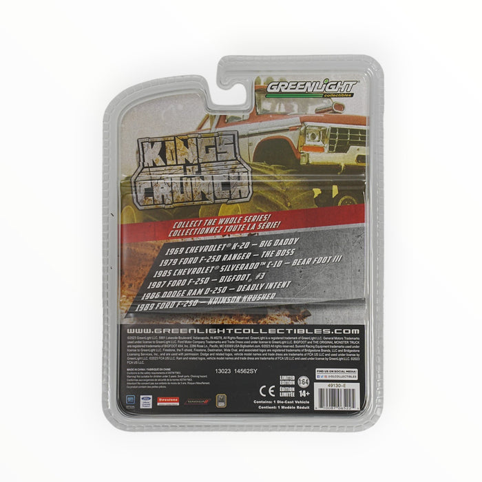 GreenLight 1986 Dodge Ram D-250 - Deadly Intent - Kings of Crunch (2023)