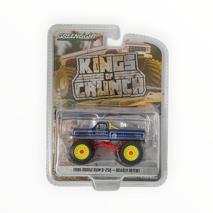 GreenLight 1986 Dodge Ram D-250 - Deadly Intent - Kings of Crunch (2023)