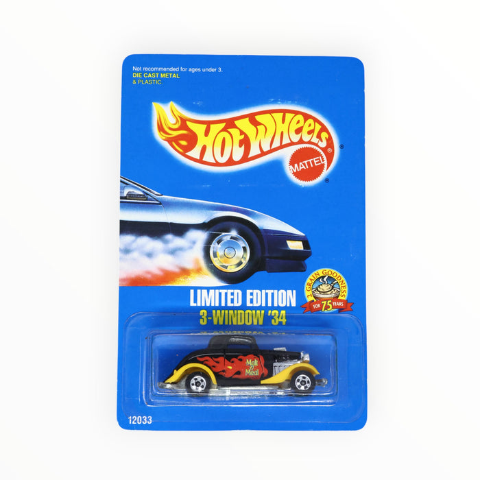 Hot Wheels 3-Window '34 (Malt-O-Meal) Promo (1994)